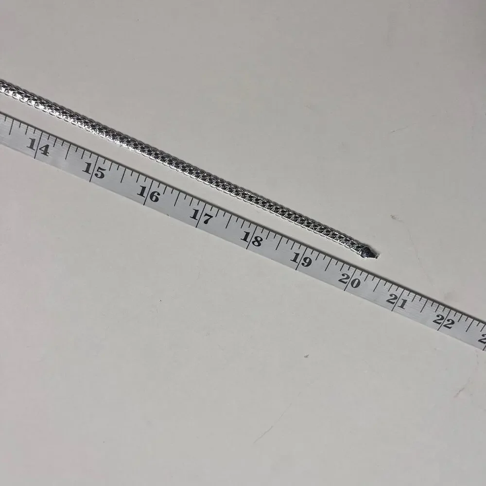 Y2k vintage silver flat chain
